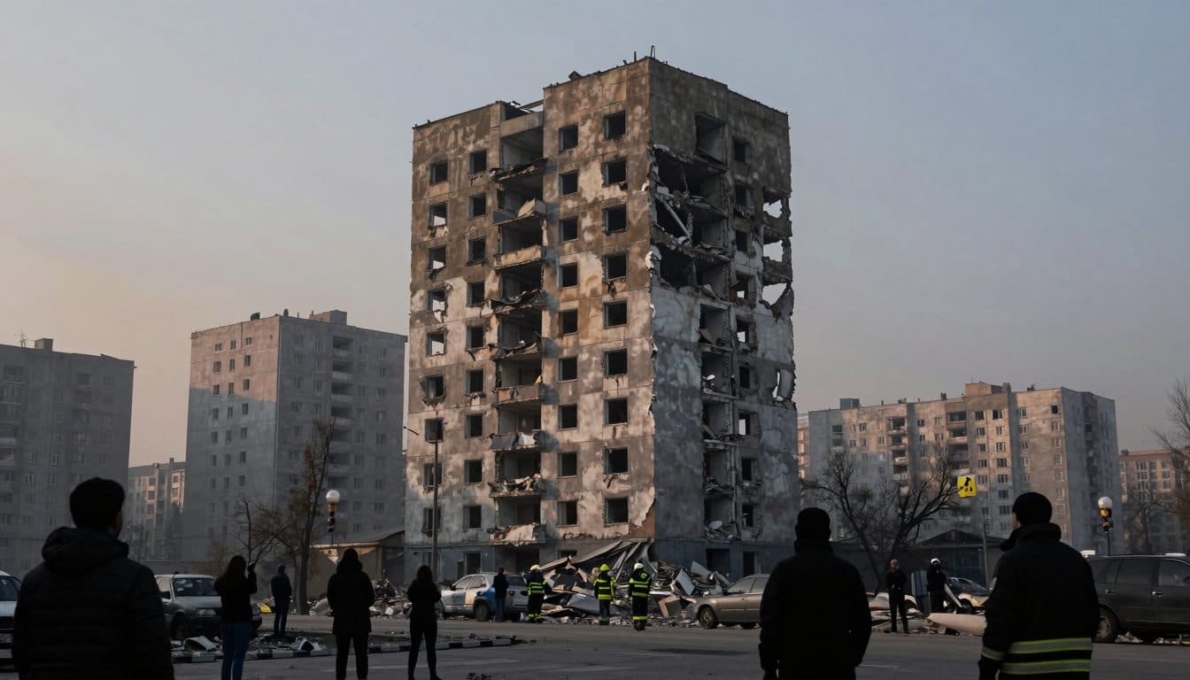 Russian missile barrage on Kyiv leaves at least six dead, Ukrainian officials say