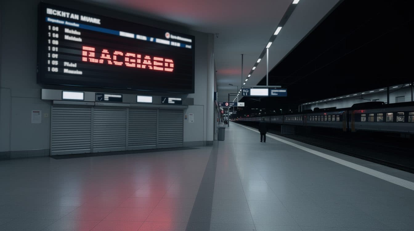 Nationwide digital train radio disruption brings rail traffic to a standstill for hours