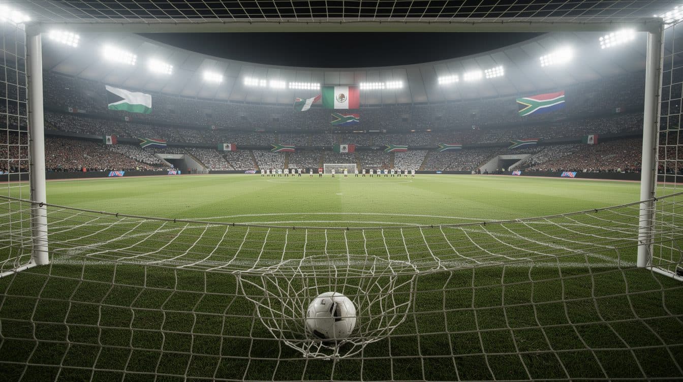 Mexico opens 2026 World Cup with 2-0 win over South Africa in record-setting Azteca clash