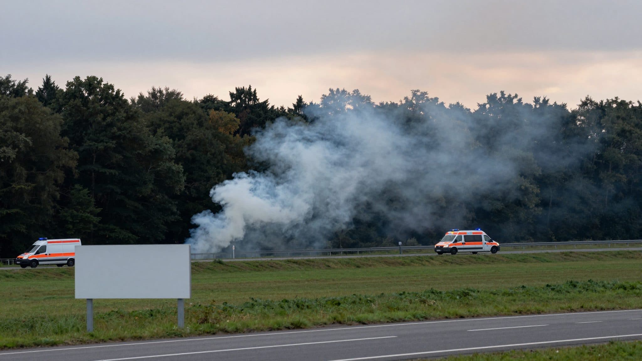 Forest Fire Netherlands NRW Smoke Warning Kleve