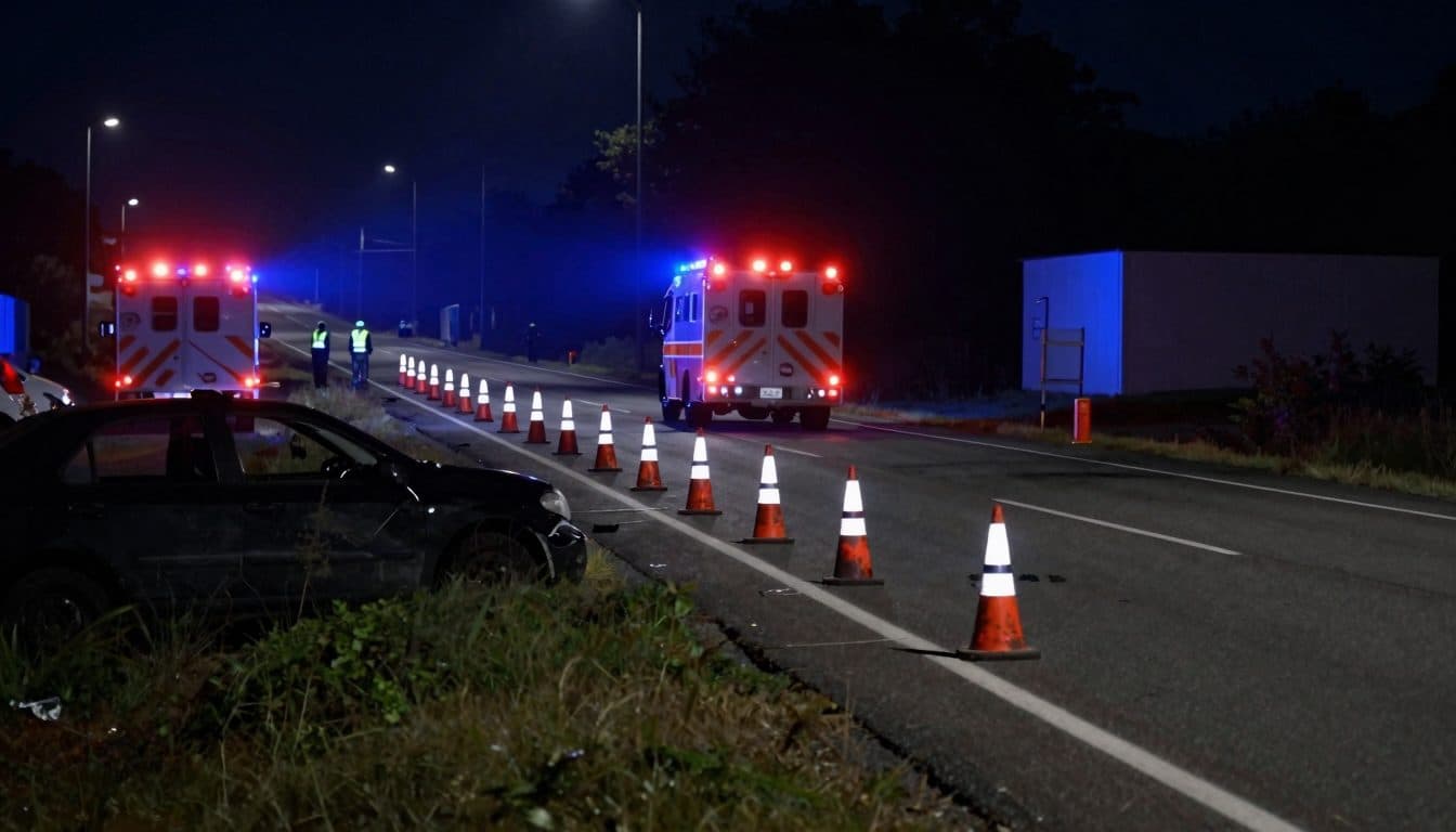 Drunk driver rams car off the road on B3 – license revoked on the spot