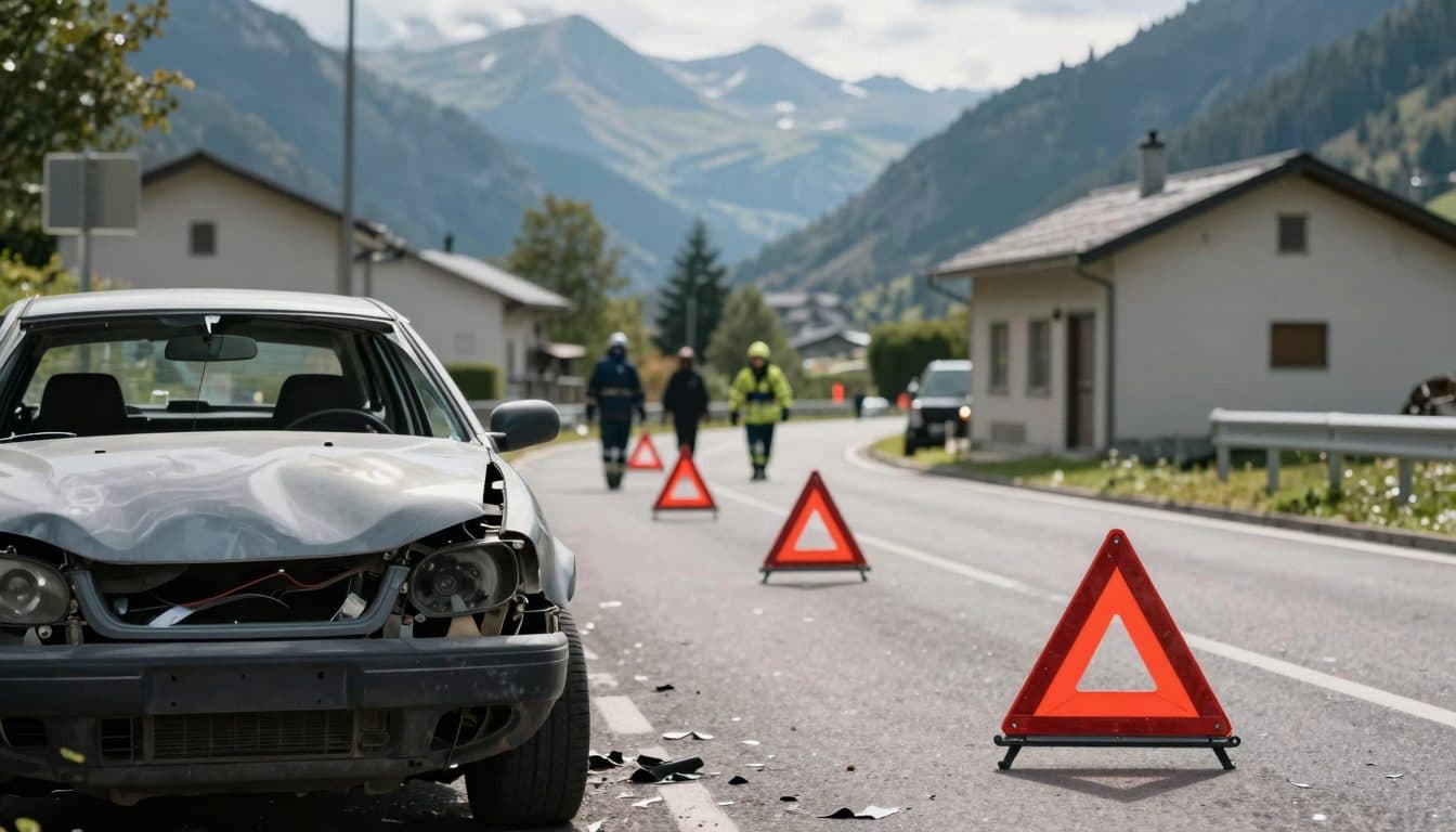 Six injured in collision of two cars in Erpfendorf on the B 178