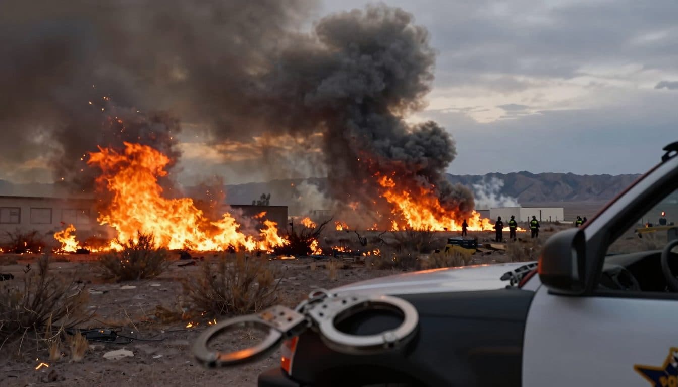 Major wildfire between California and Nevada: Tens of thousands of hectares affected, woman arrested
