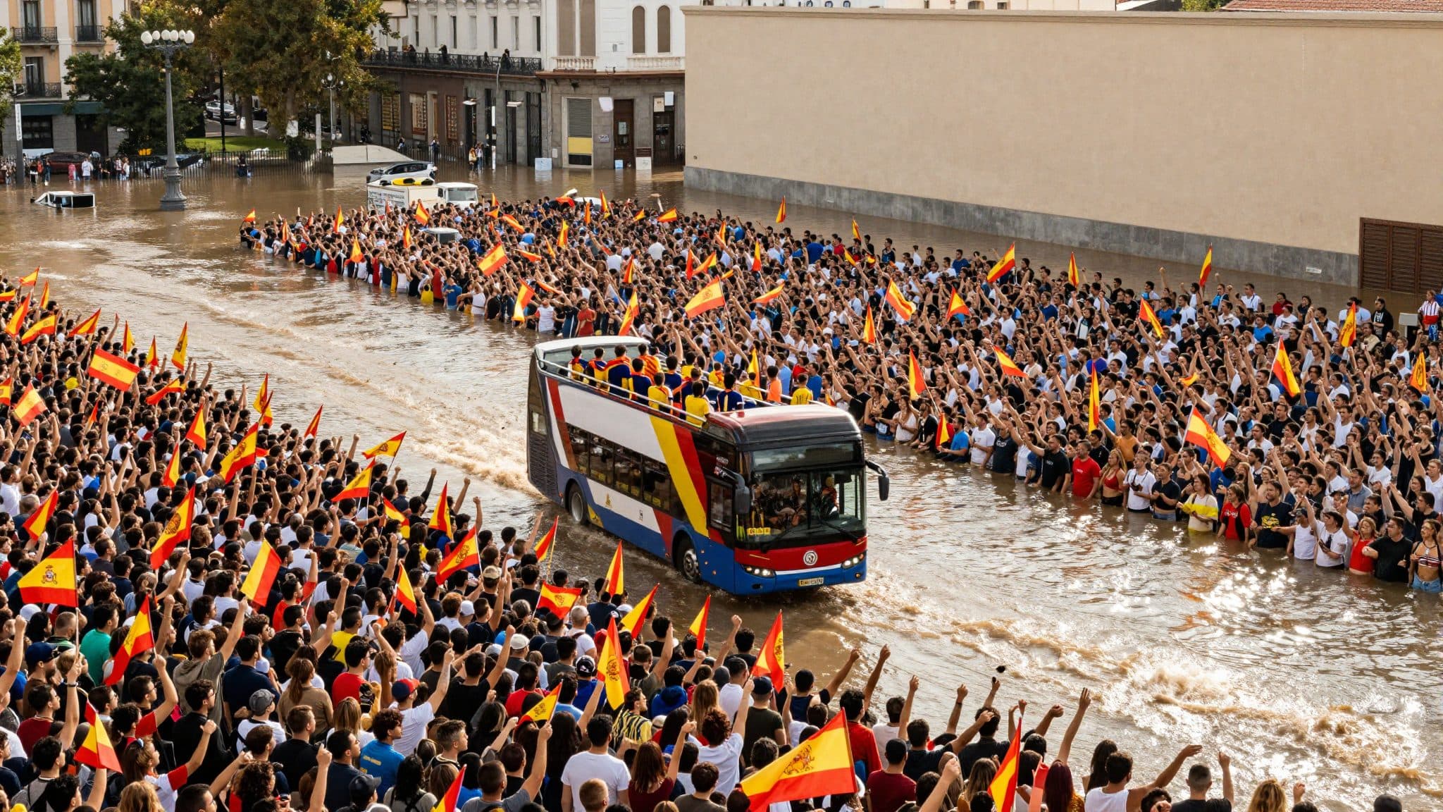 One Million Fans Celebrate Spain's World Champions in Madrid – King Felipe Receives the Team at the Palacio Real