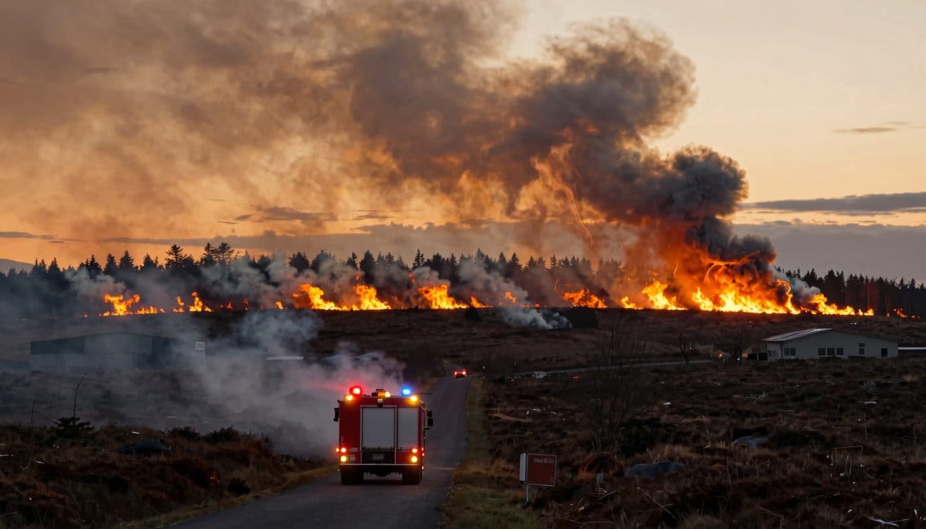 Major fire in the Hohes Venn: Around 600 residents must be evacuated in Belgium