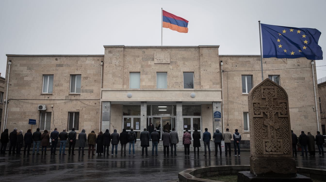 Armenians vote in parliamentary election shaped by EU tilt and Russian pressure