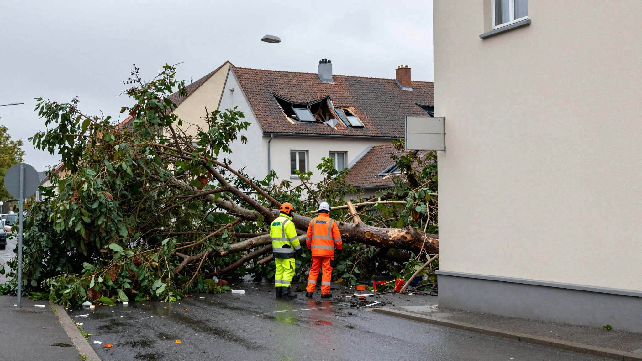 Severe storms sweep southwestern Germany, killing one in Karlsruhe