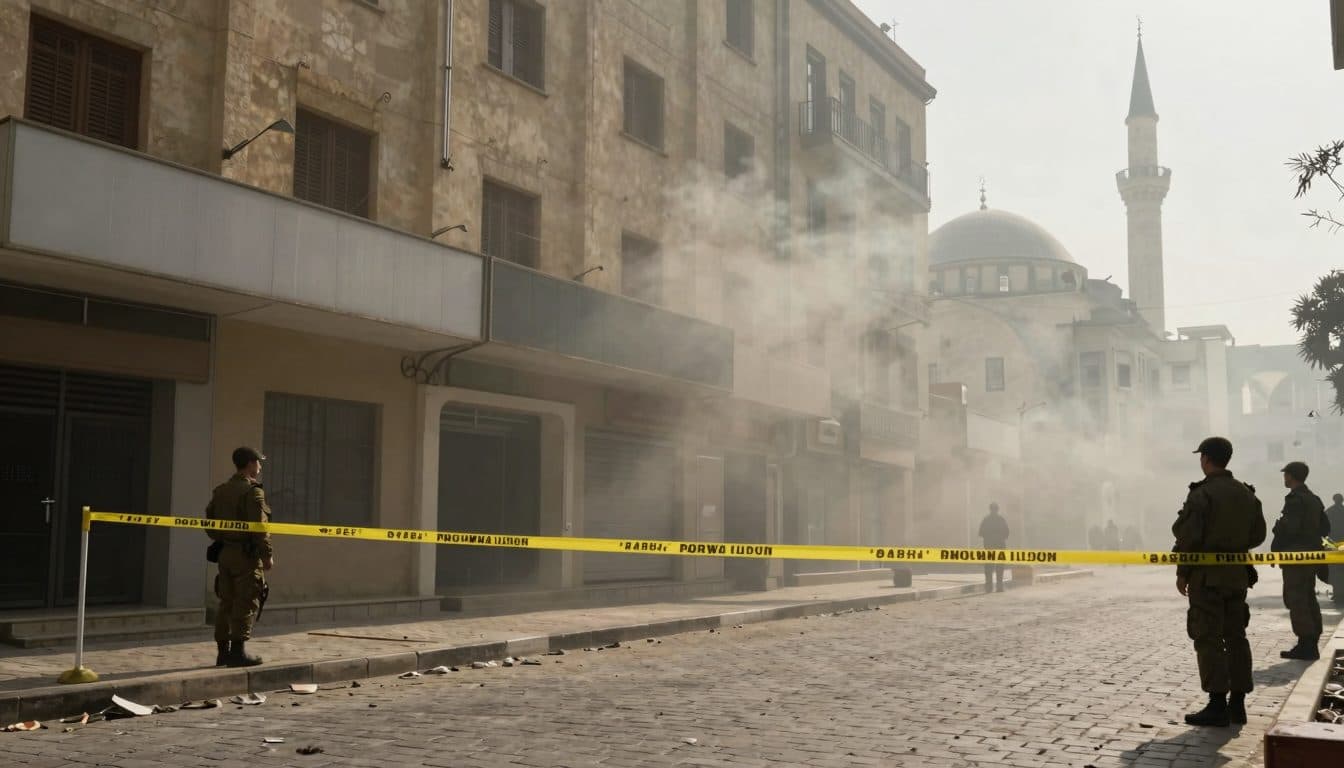 Explosions Shake Damascus During Macron's Visit to Syrian President al-Sharaa