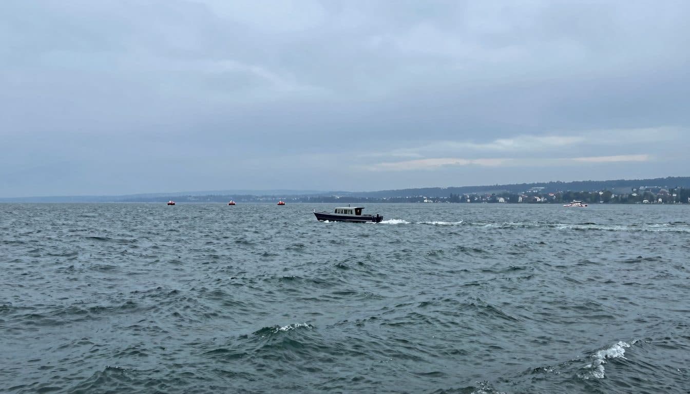 Missing person search Lake Constance: Woman fell from motorboat