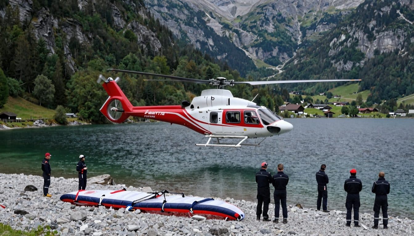 Paraglider crashes into Tyrolean Lake Achensee: Man from Rhein-Sieg-Kreis airlifted to hospital by helicopter