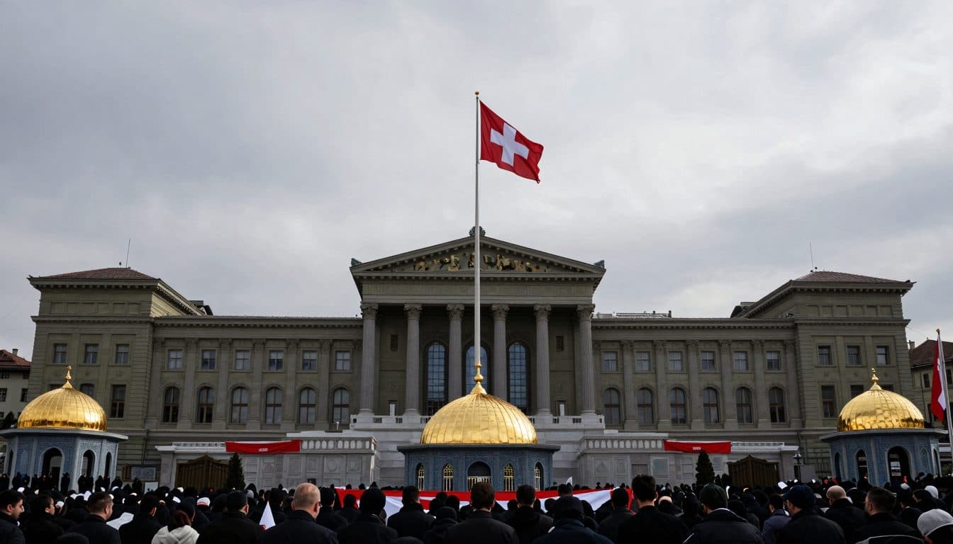 Funeral for Khamenei in Mashhad: Millions in the streets, Switzerland lowers flag to half-mast