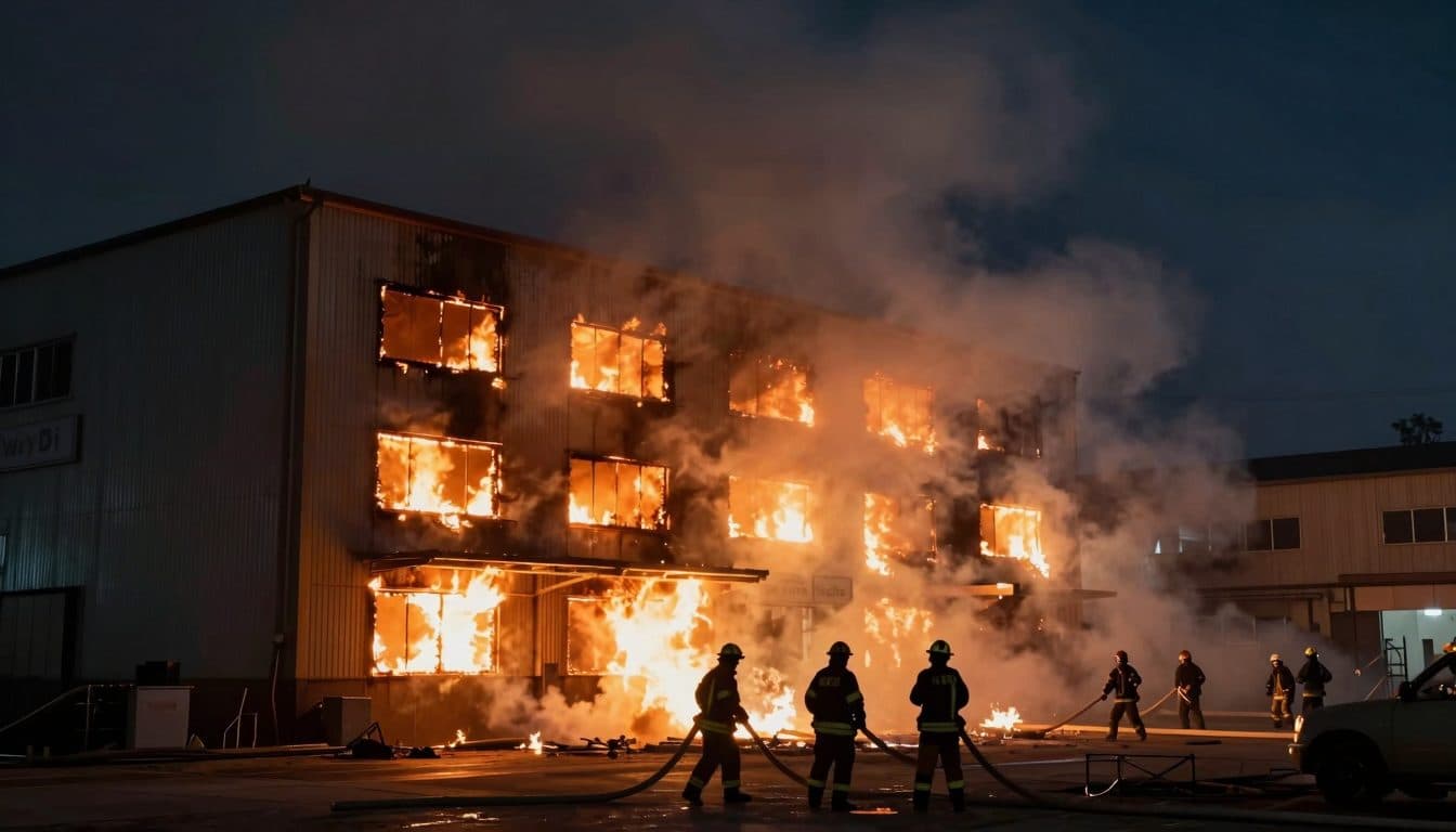 Shoe Factory Fire in China Claims at Least 28 Lives