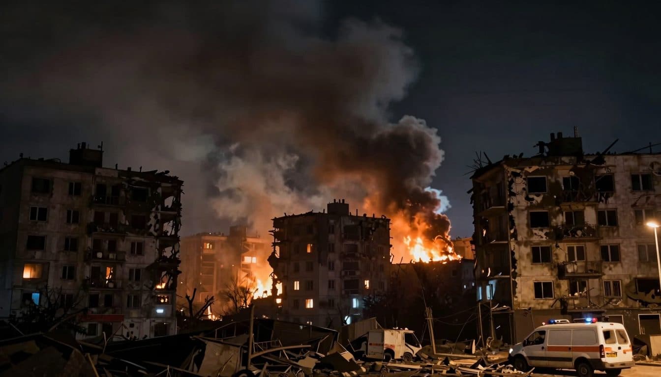 Russian Missile Strikes on Kyiv: At Least Seven Killed in Overnight Explosions