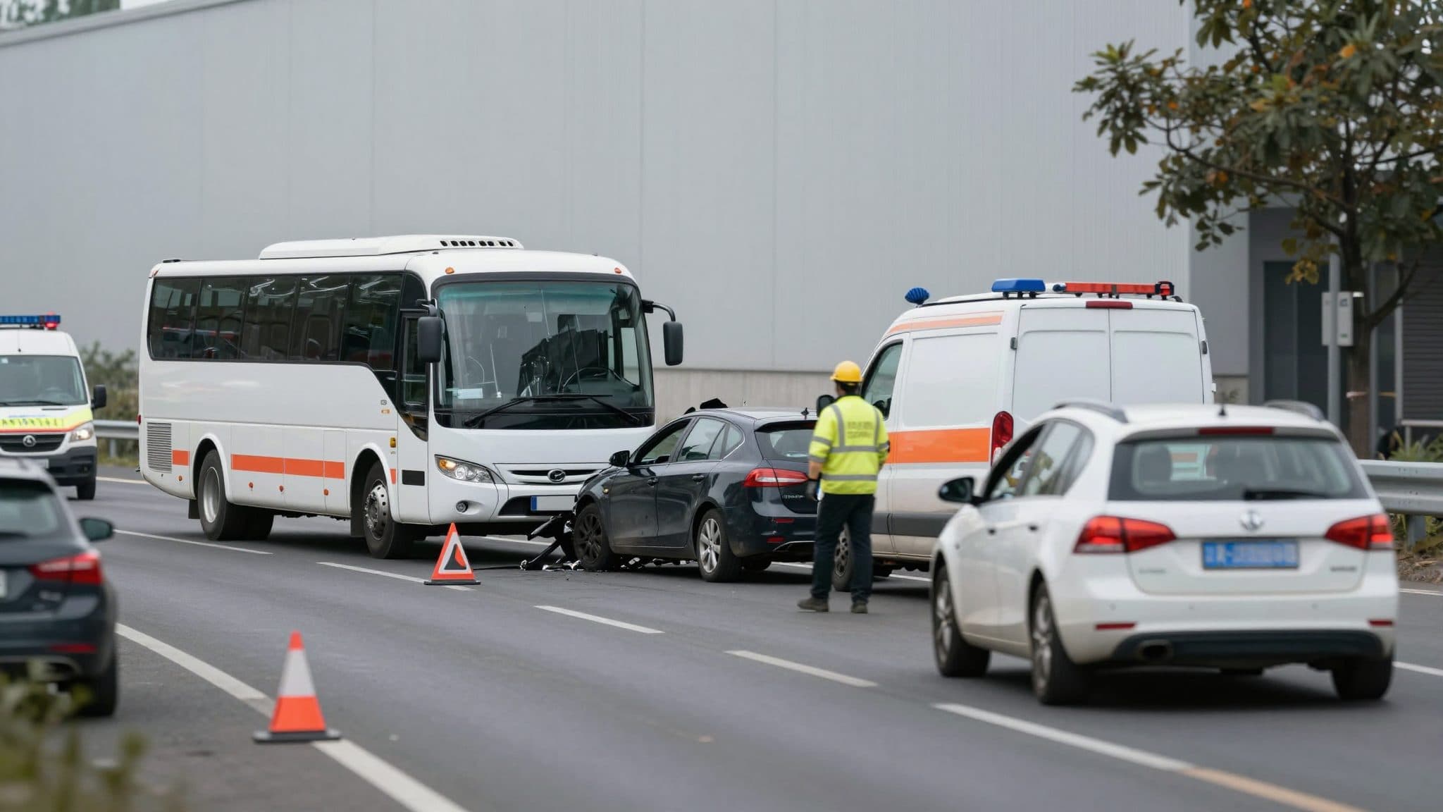 Serious coach crash on the A3 near Wörth an der Donau: 20 people injured