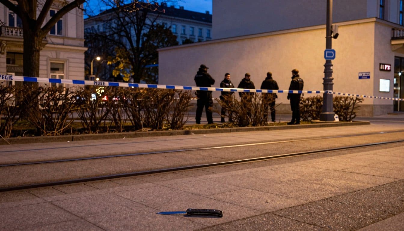 Knife Attack at Vienna's Keplerplatz: 25-Year-Old Filmed Suspected Perpetrator