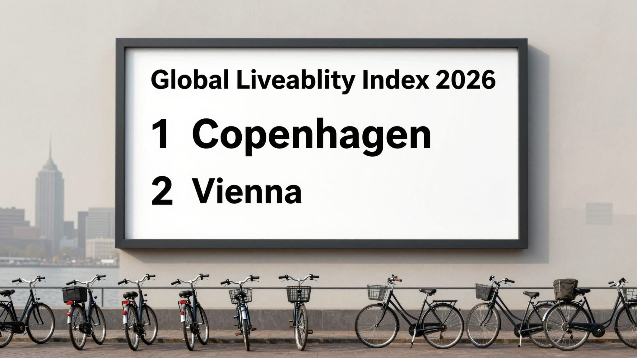 Copenhagen the most livable city in 2026 – EIU Index