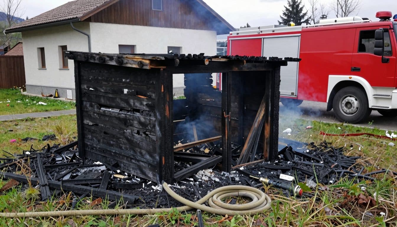 Styrian man burns down garden shed and meadow while trying to smoke out a wasp nest