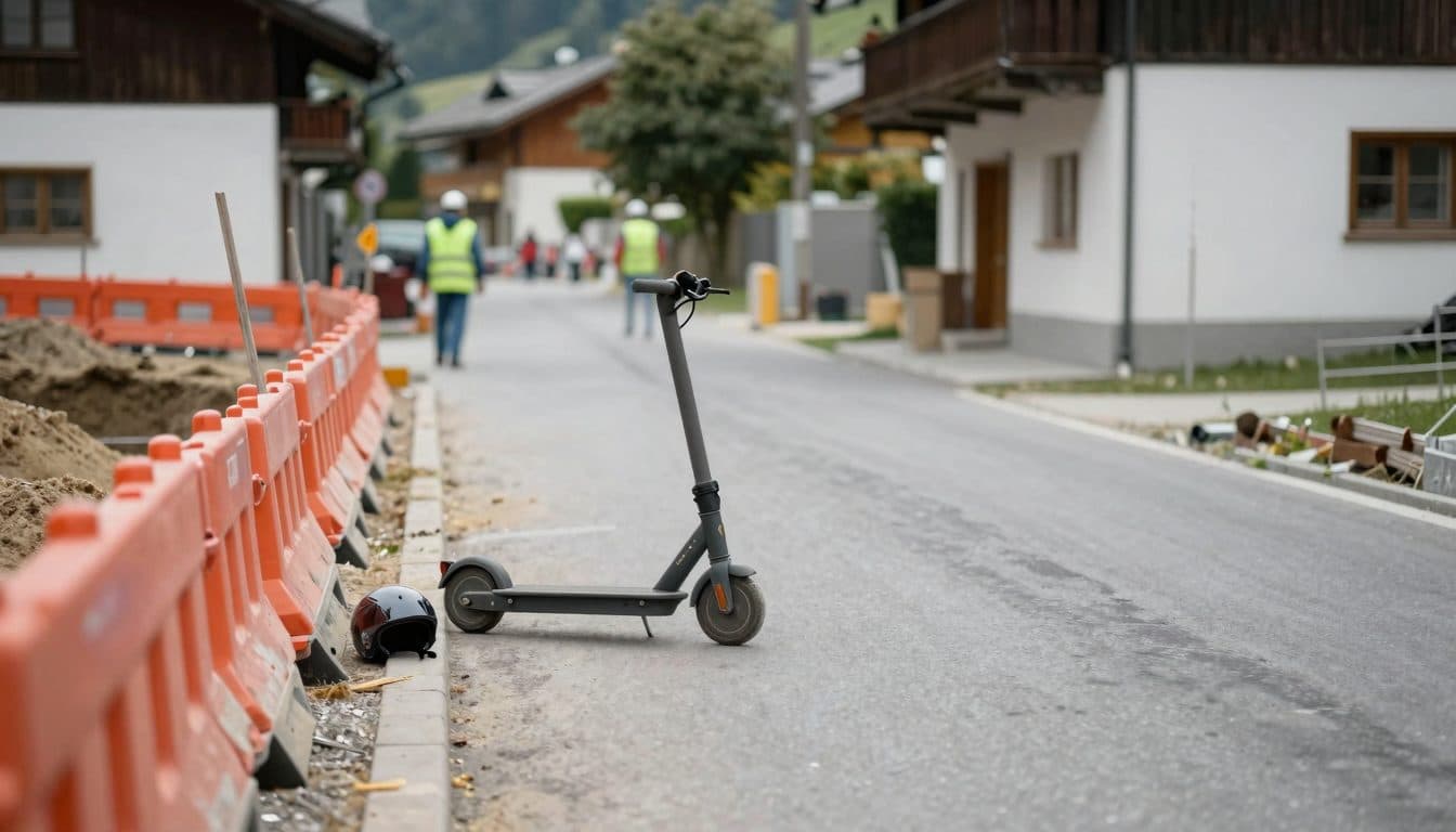 E-Scooter Accident in Niederndorf: 13-Year-Old Unconscious