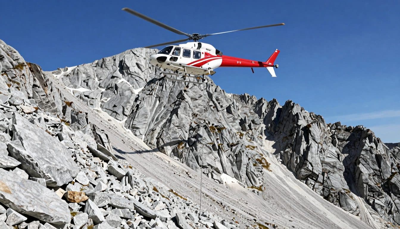 Helicopter Operation Rescues Belgian Hiking Couple at Seebergspitze