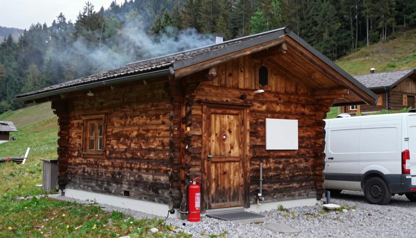 Gas leak in weekend cabin in Scheffau: Vacationers extinguish flames themselves