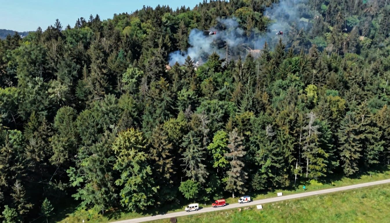 Small aircraft crashes in Lower Austria forest, two killed and two seriously injured