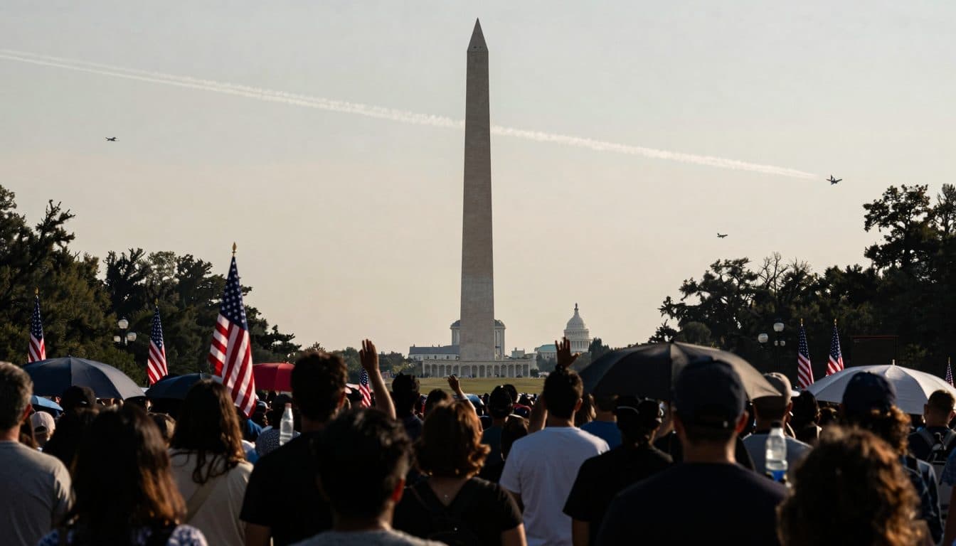 Trump Uses 250th Anniversary of the USA for Political Rally in Washington