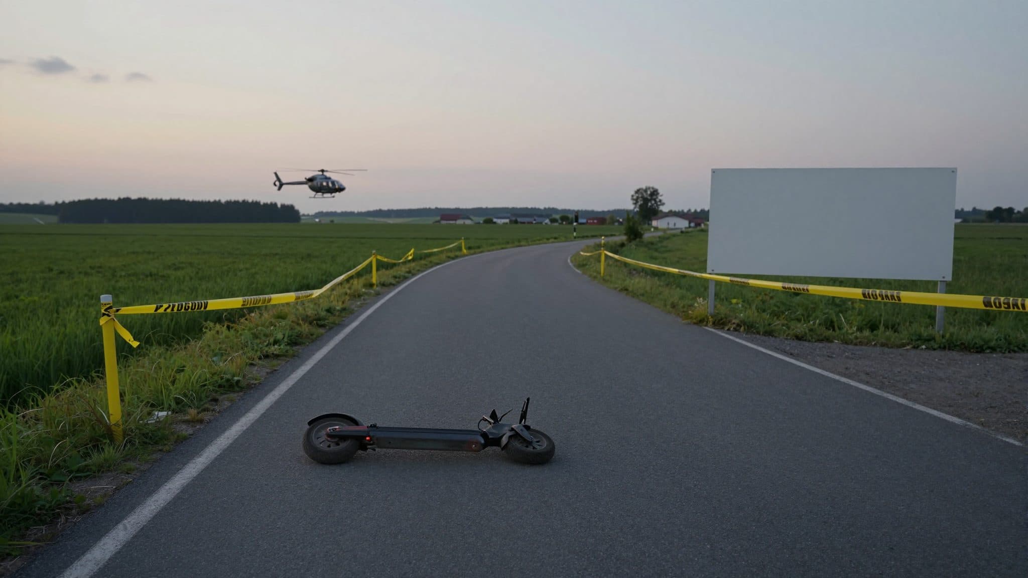 E-Scooter Accident in Lower Austria: 17-Year-Old Seriously Injured in Gänserndorf District