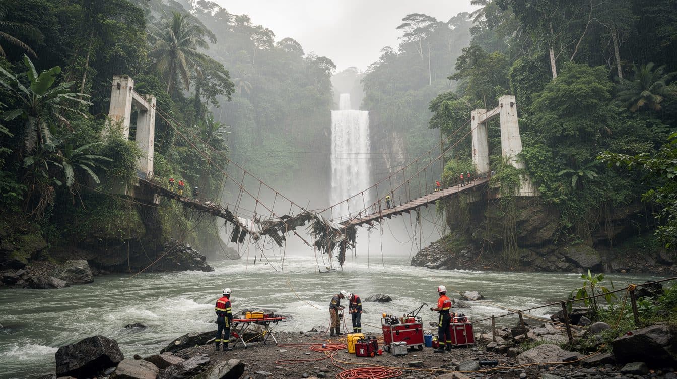 Two Austrian Tourists Killed as Suspension Bridge Collapses in Indonesia