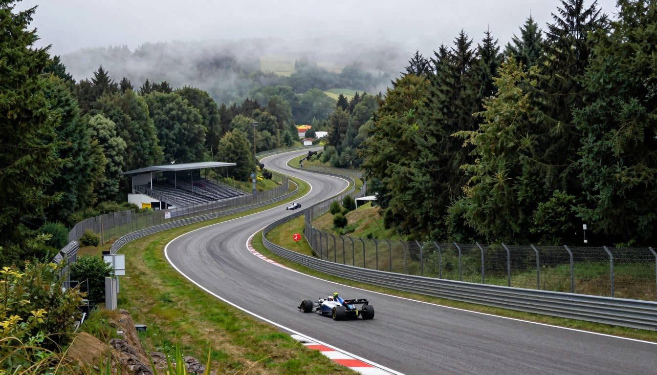 Verstappen sets fastest lap in first Spa-Francorchamps practice