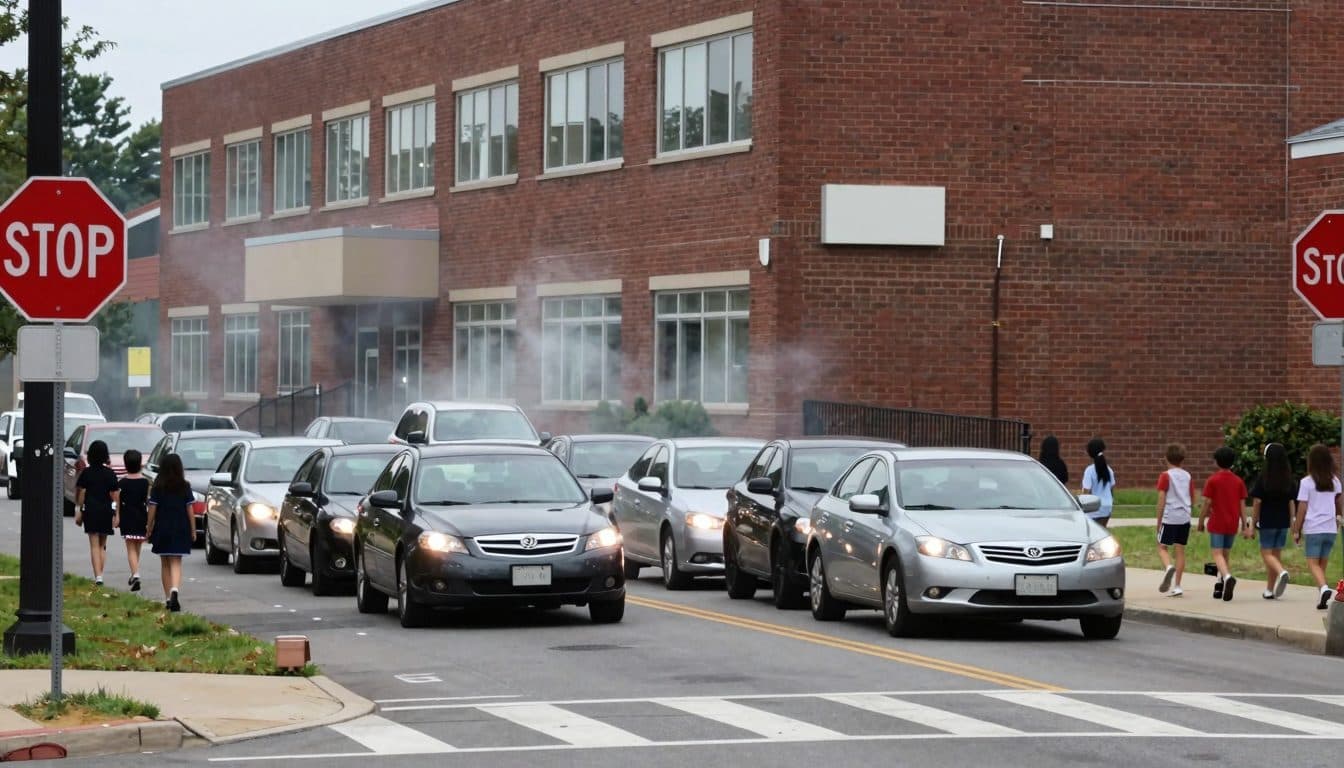 German Traffic Watch Warns of Risks Posed by "Parent Taxis" Outside Schools