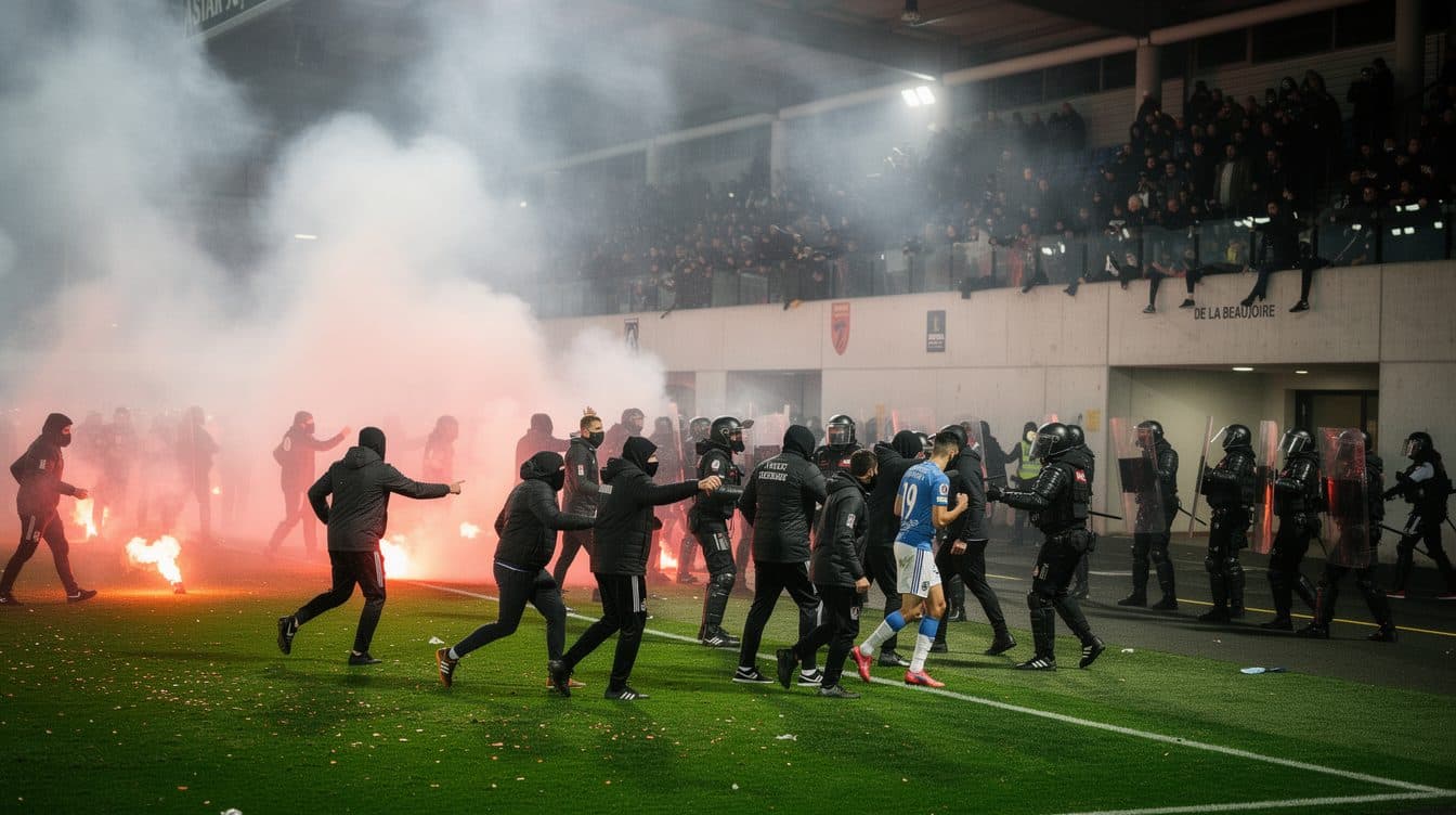 FC Nantes Fans Storm Pitch, Force Match Abandonment Against Toulouse