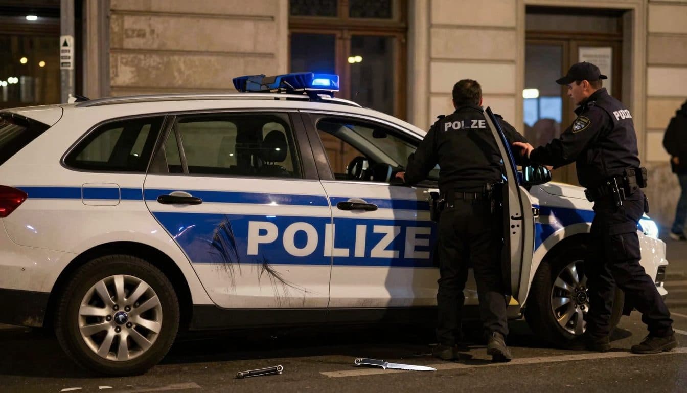 53-year-old scratches police car in Vienna and slightly injures officer