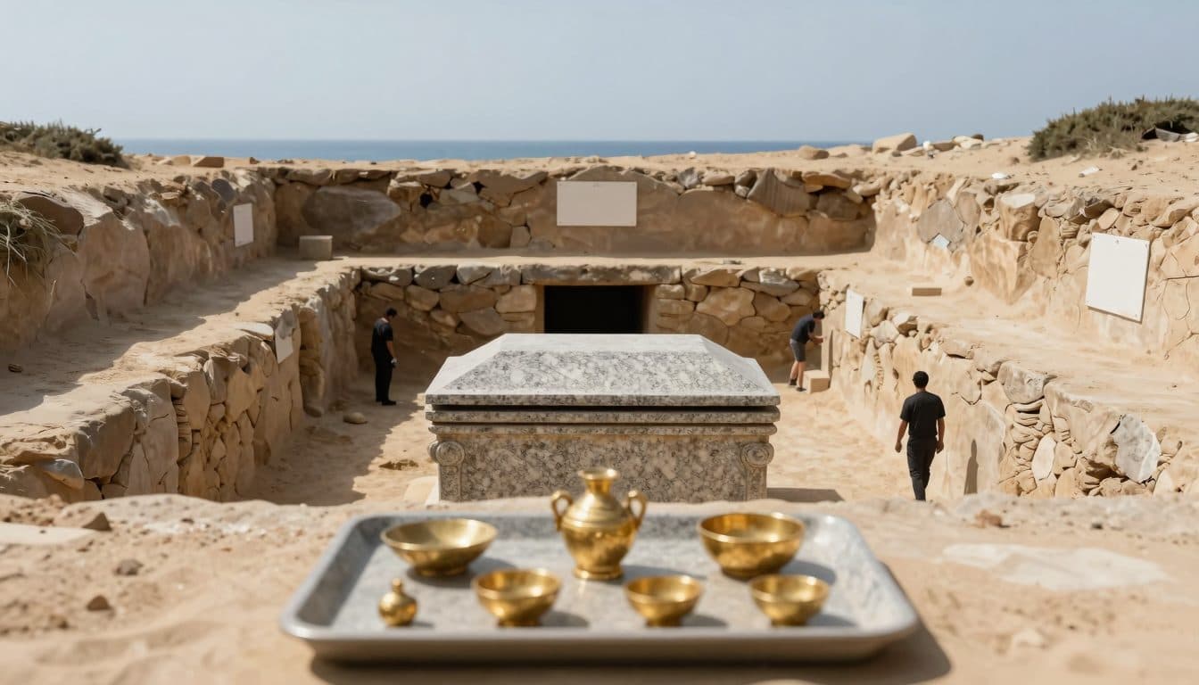Archaeologists discover nearly 2,000-year-old tombs on Egypt's Mediterranean coast