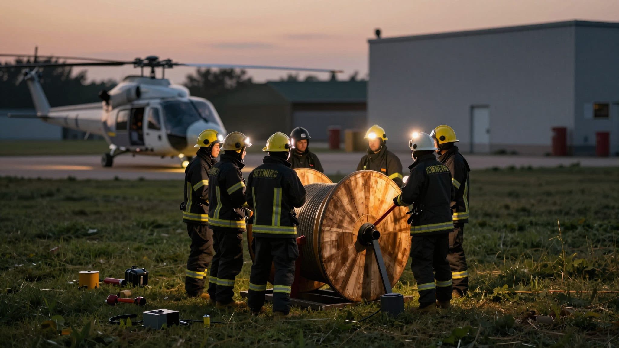 Seven-year-old trapped in wooden platform in parents' garden
