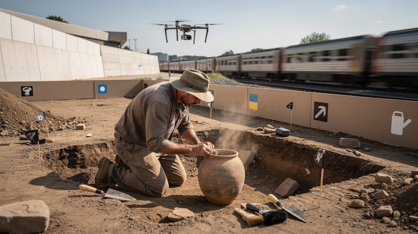 Ancient Burial Ground Discovered Under Brandenburg Railway Tracks