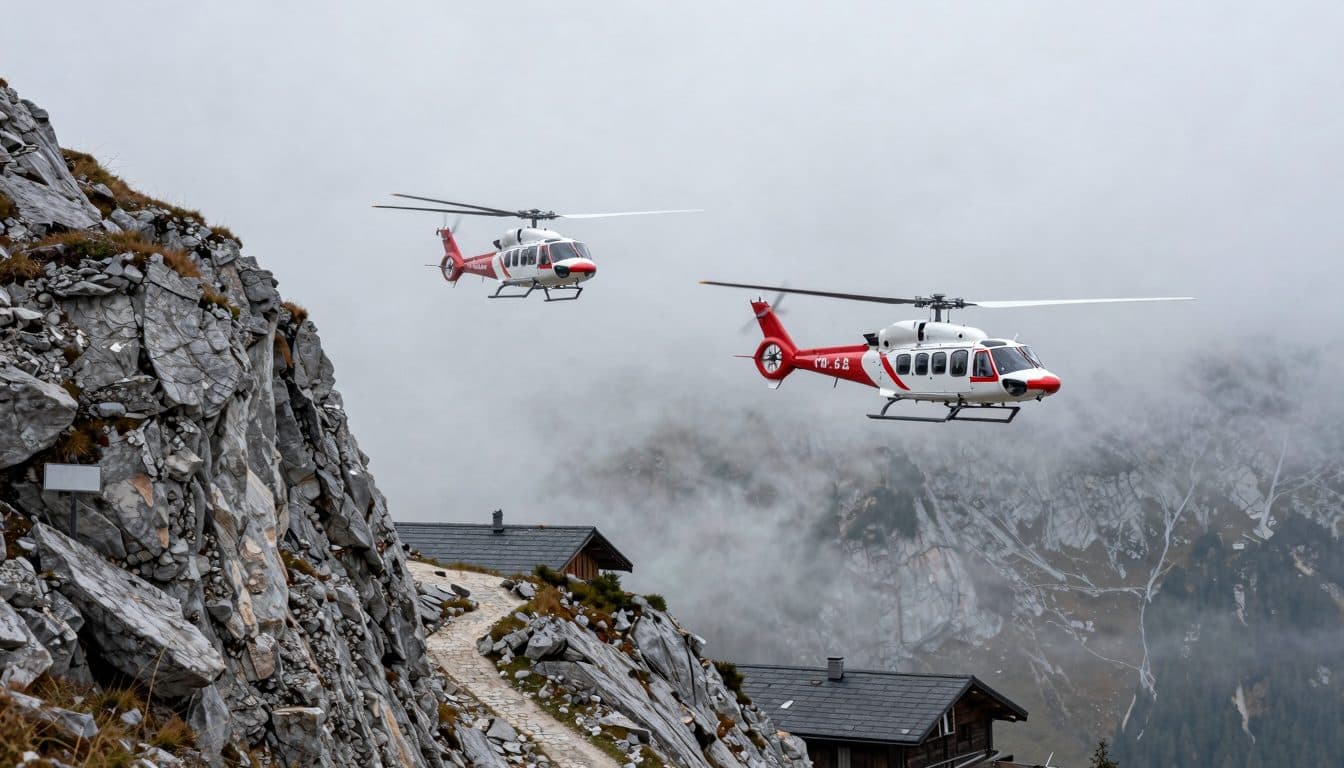 Family of Five Airlifted to Valley After Mountain Distress on Krippenstein