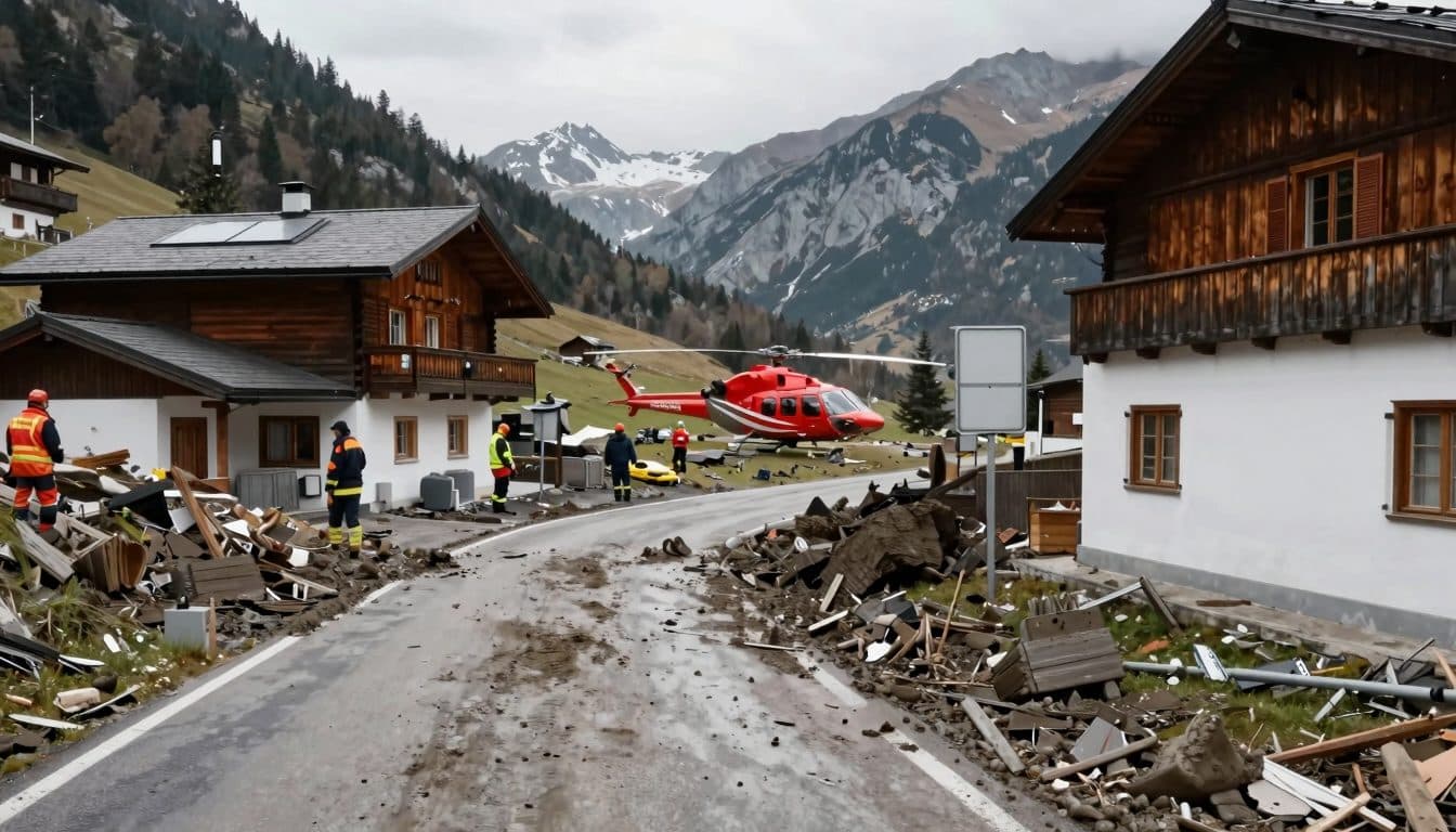 Severe Weather in Tyrol: Around 200 Day-Trippers Evacuated by Helicopter from the Kaunertal