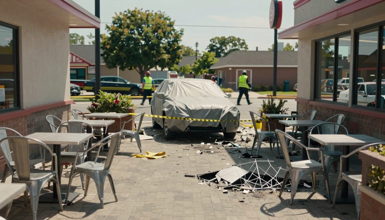 69-year-old drives car into outdoor seating area of a McDonald's in Wiener Neudorf