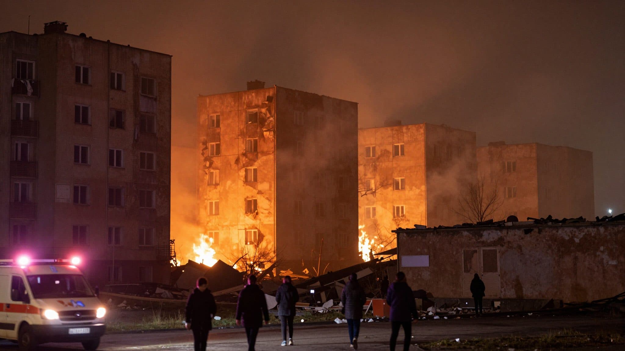 Russian Wave of Attacks on Kyiv Claims at Least Ten Lives Ahead of NATO Summit