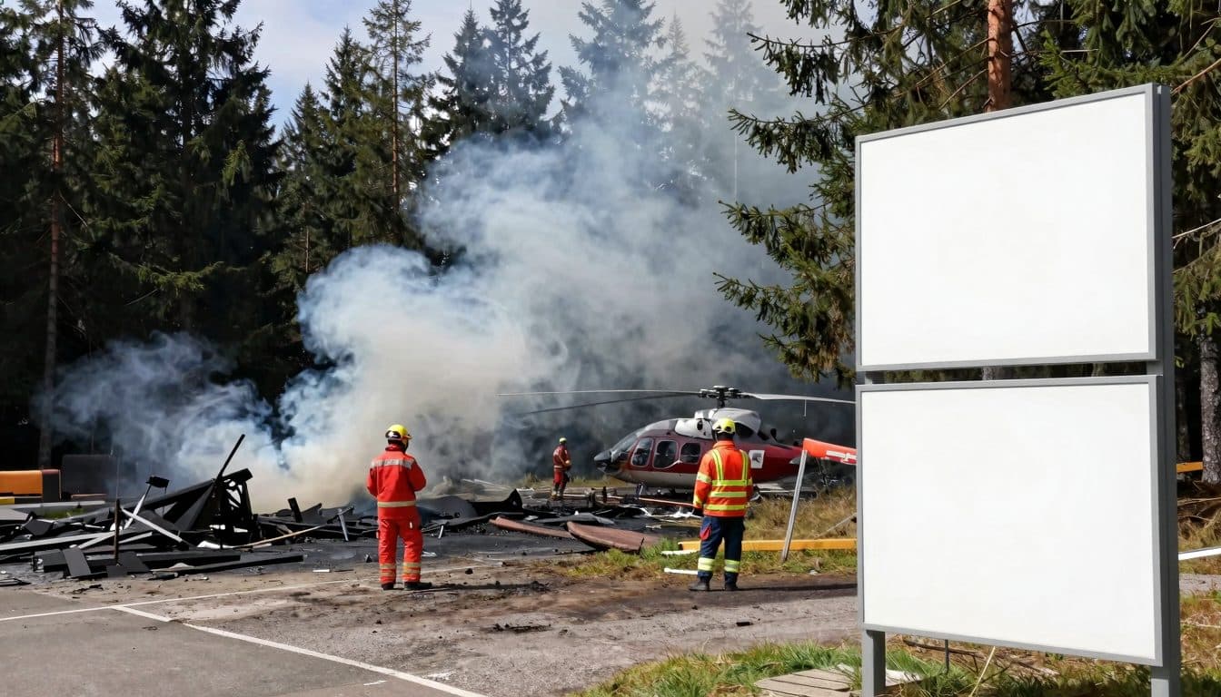 Helicopter crash in Sehmatal: Pilot dies at the scene