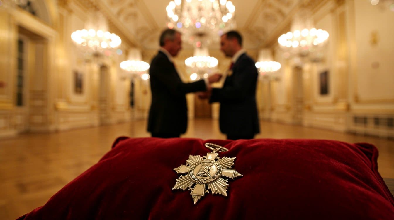 Günther Jauch honored with the Order of Merit of the State of Brandenburg in Potsdam