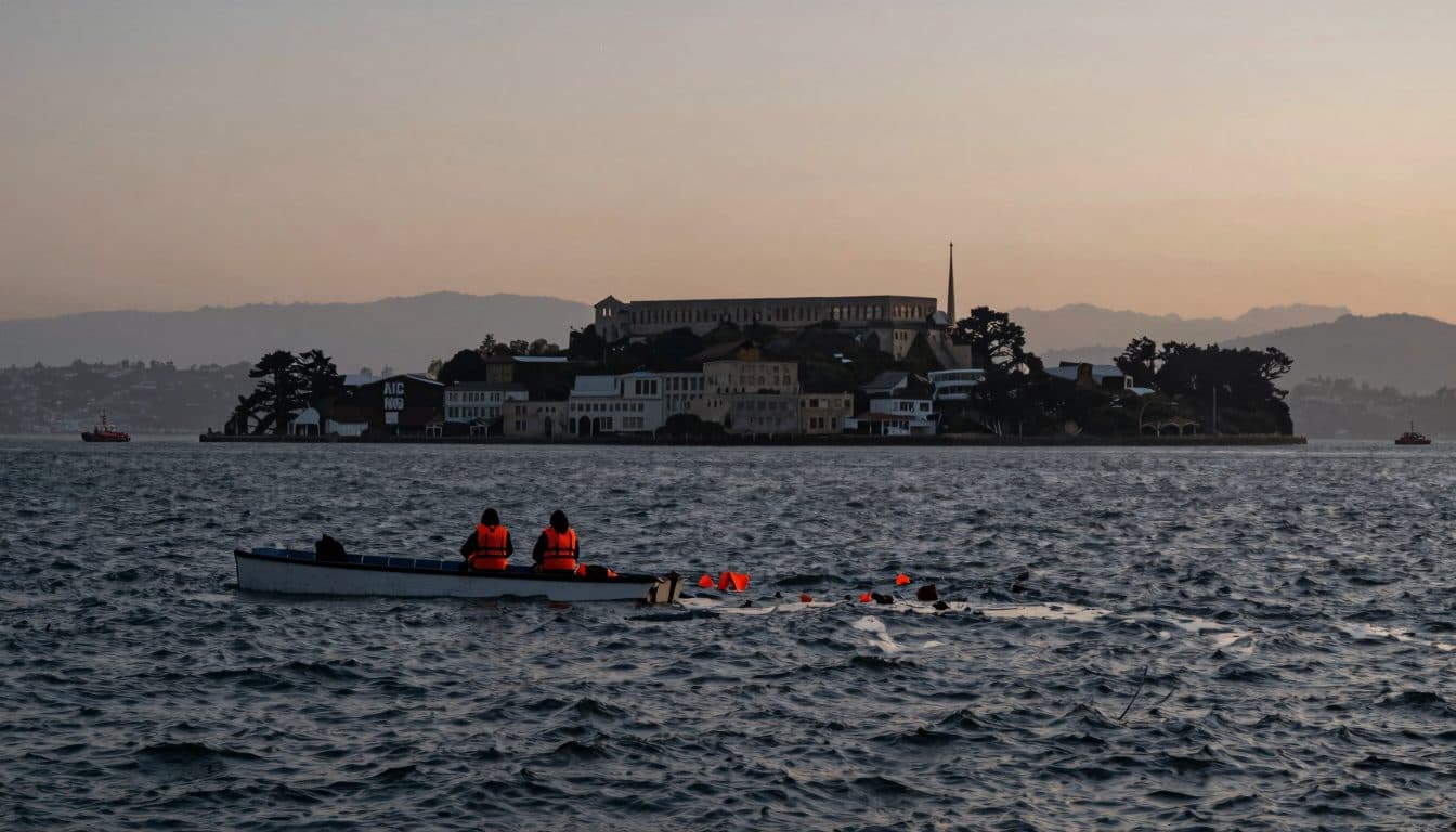 Boat accident near Alcatraz: one dead and many rescued