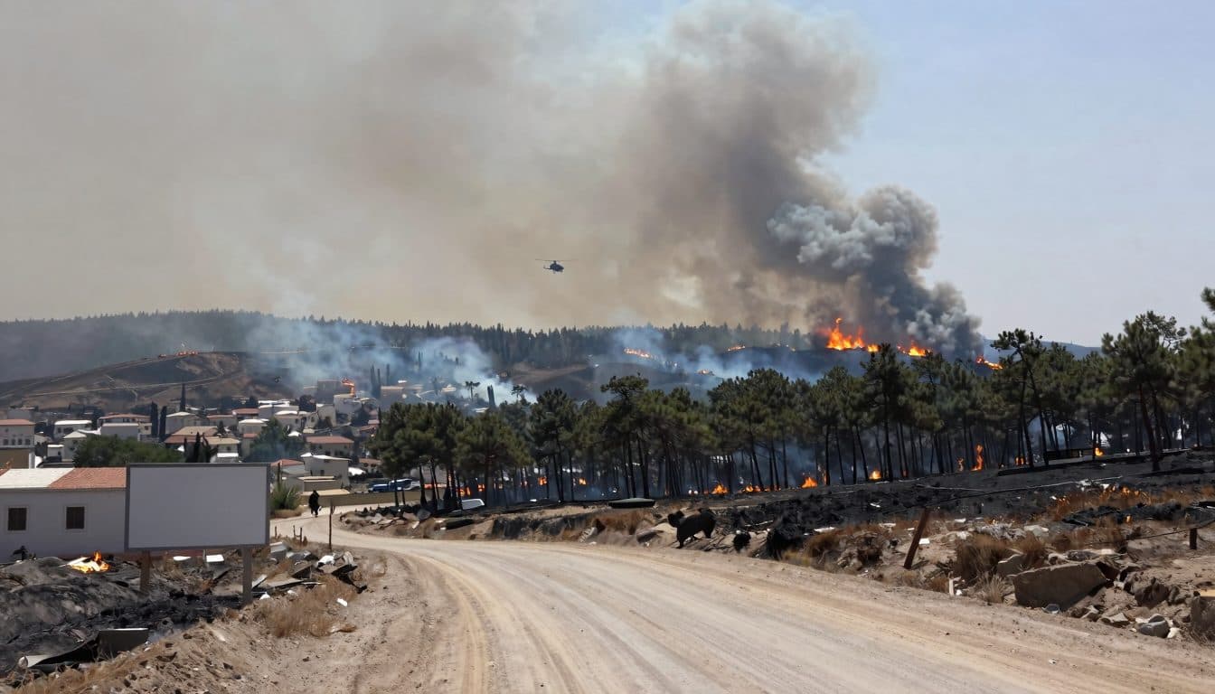 Forest fire near Thessaloniki claims two lives – a child and a man