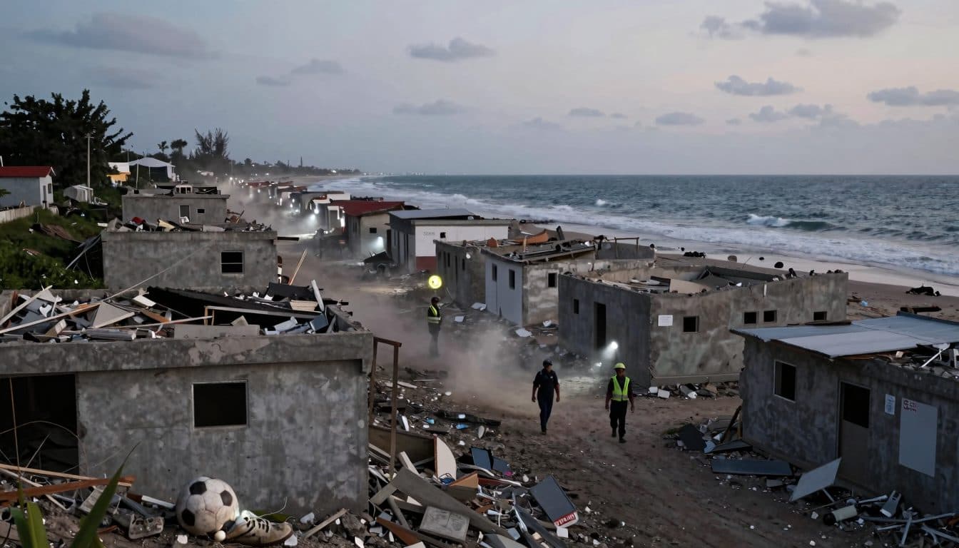 Argentine footballer loses wife and two children in Venezuela earthquake