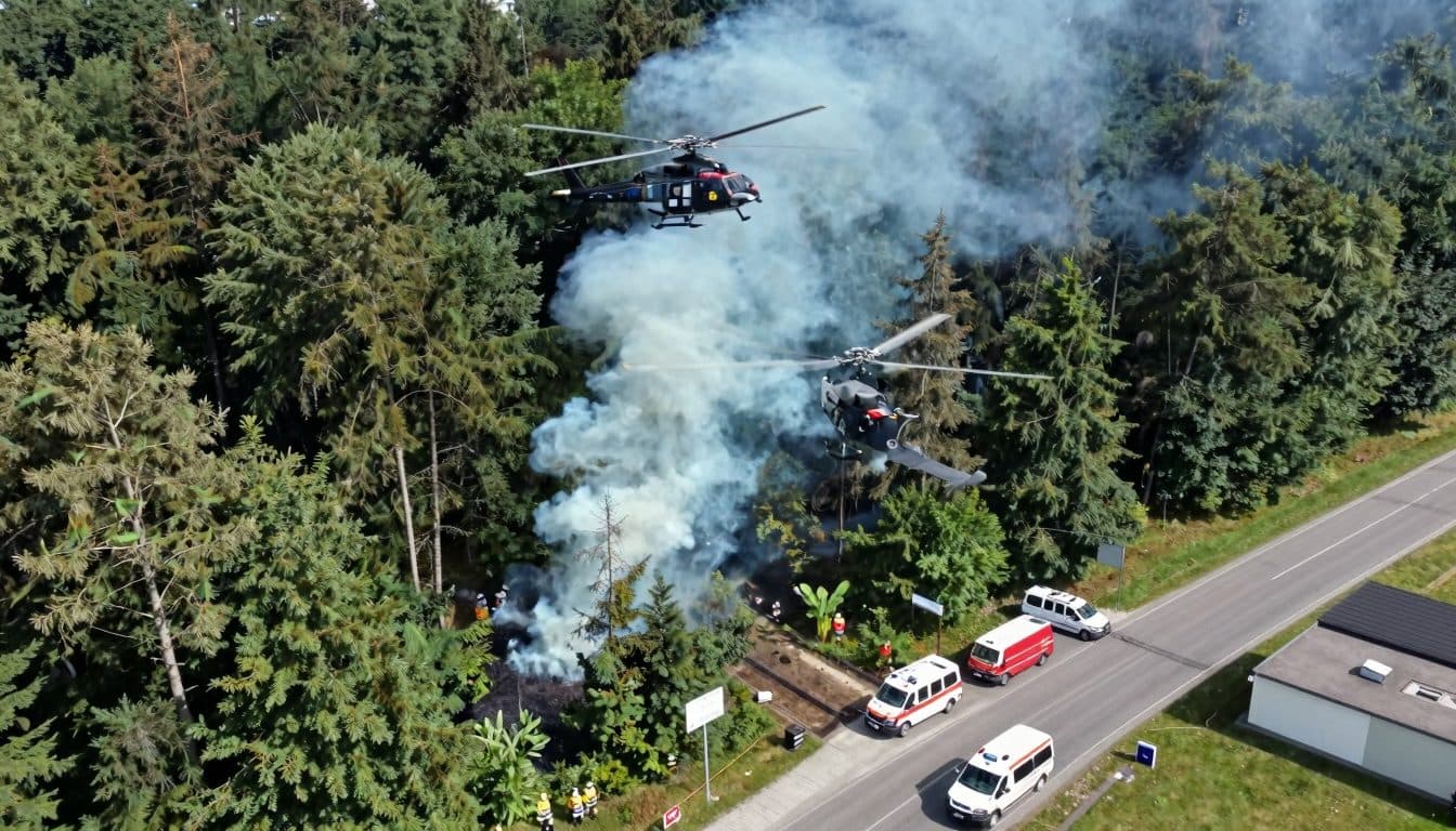 Major Fire in Föhrenwald: Ammunition Parts Trigger Weeks-Long Extinguishing Operations