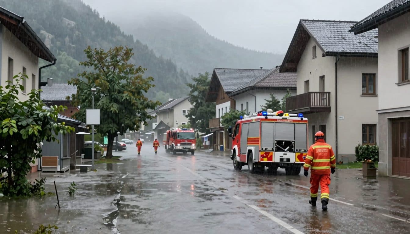 Severe Storms Keep Fire Brigades Busy in Several Federal States