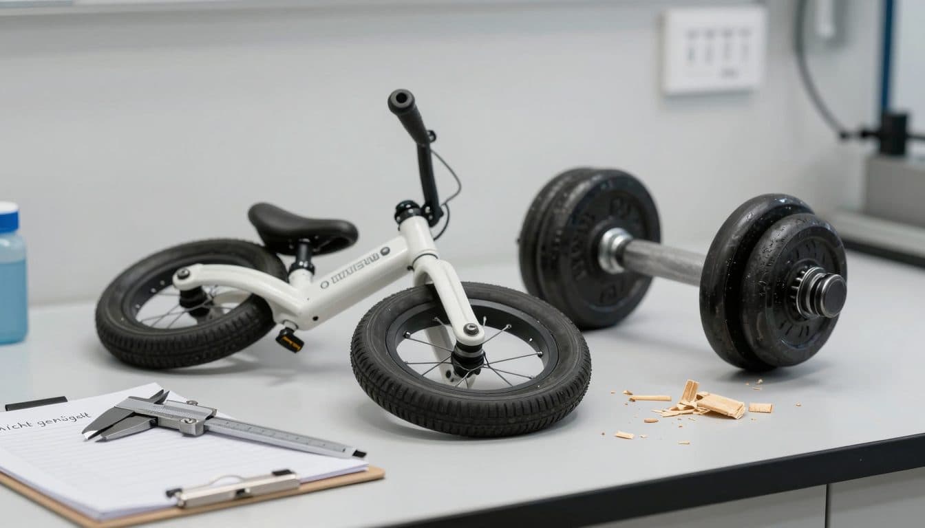 Upper Austrian Chamber of Labor Tests Balance Bikes: Two of Eight Models Fail