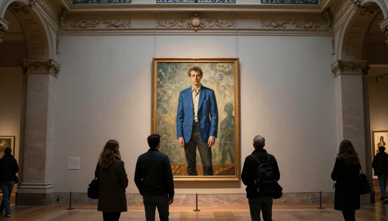 Portrait of Angela Merkel Unveiled for the Chancellery Gallery in Berlin