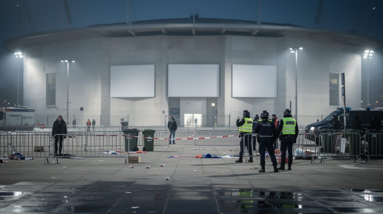 Search for Hertha fans: Berlin police release images of 18 suspects