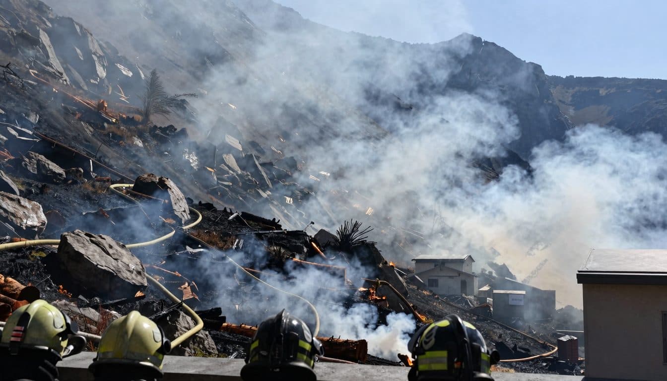 22-year-old firefighter dies while battling blaze in Savoie